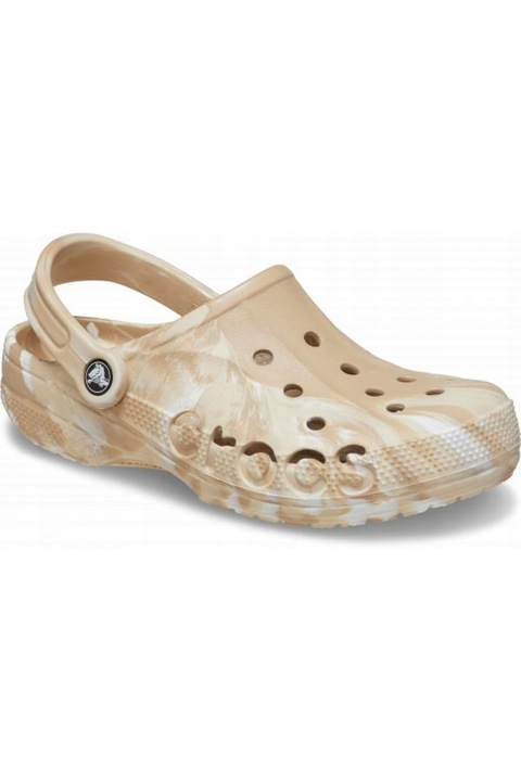 Saboti Barbati, Crocs, Baya Marbled 206935 Clog, Bej, Bej