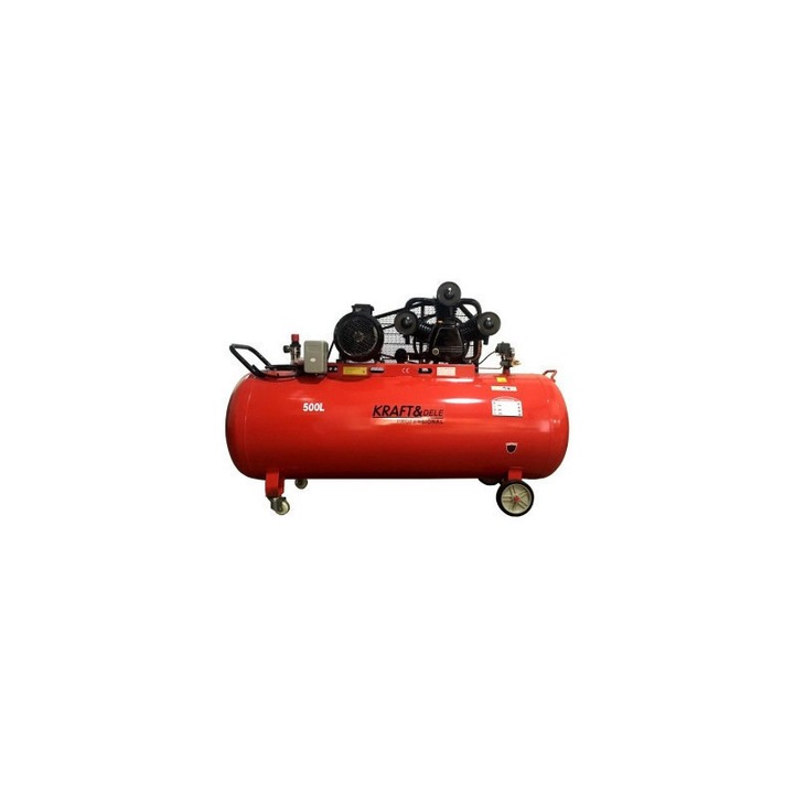 Маслен компресор, Kraft&Dele, KD1413, 500L, 3 бутала 400V