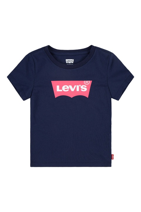 Levi's, Denevérujjú pamutpóló logómintával, Tengerészkék