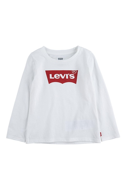 Levi's, Bluza cu imprimeu logo, Rosu/Alb