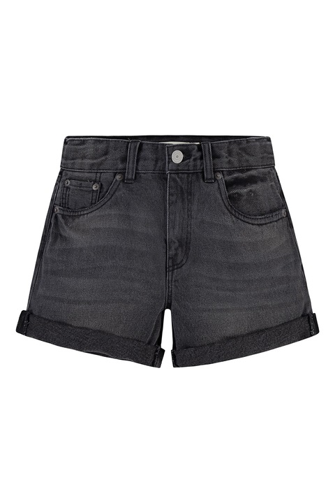 Levi's, Mom fit organikuspamut rövidnadrág, Sötétszürke, 140 CM