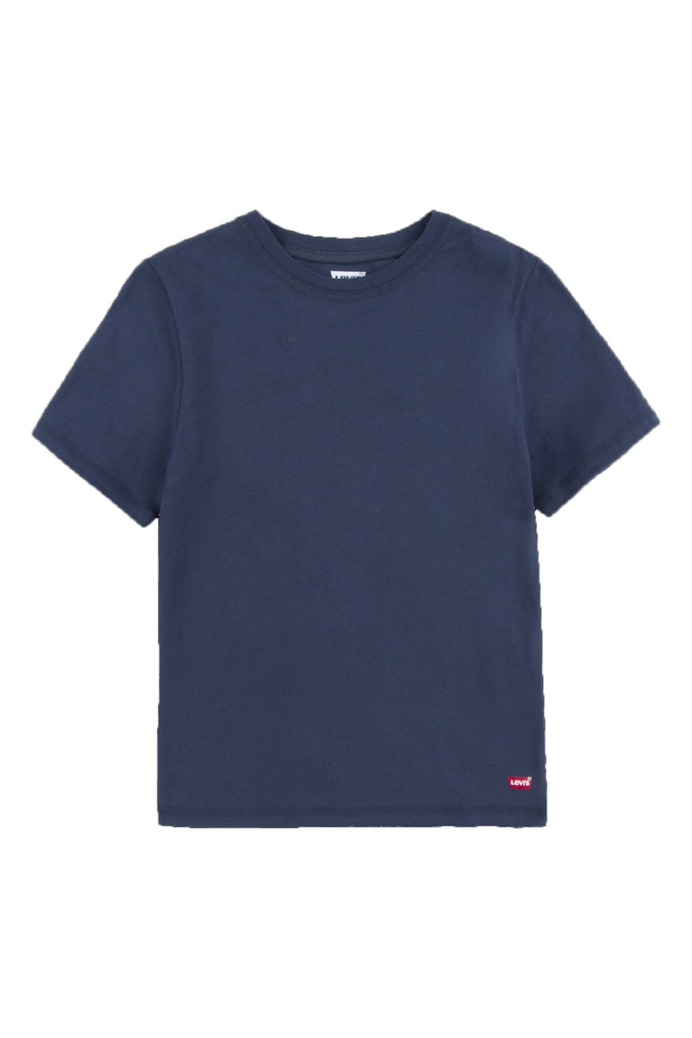 Levi's, Set de tricouri cu decolteu la baza gatului - 2 piese, Bleumarin, 116-132 CM