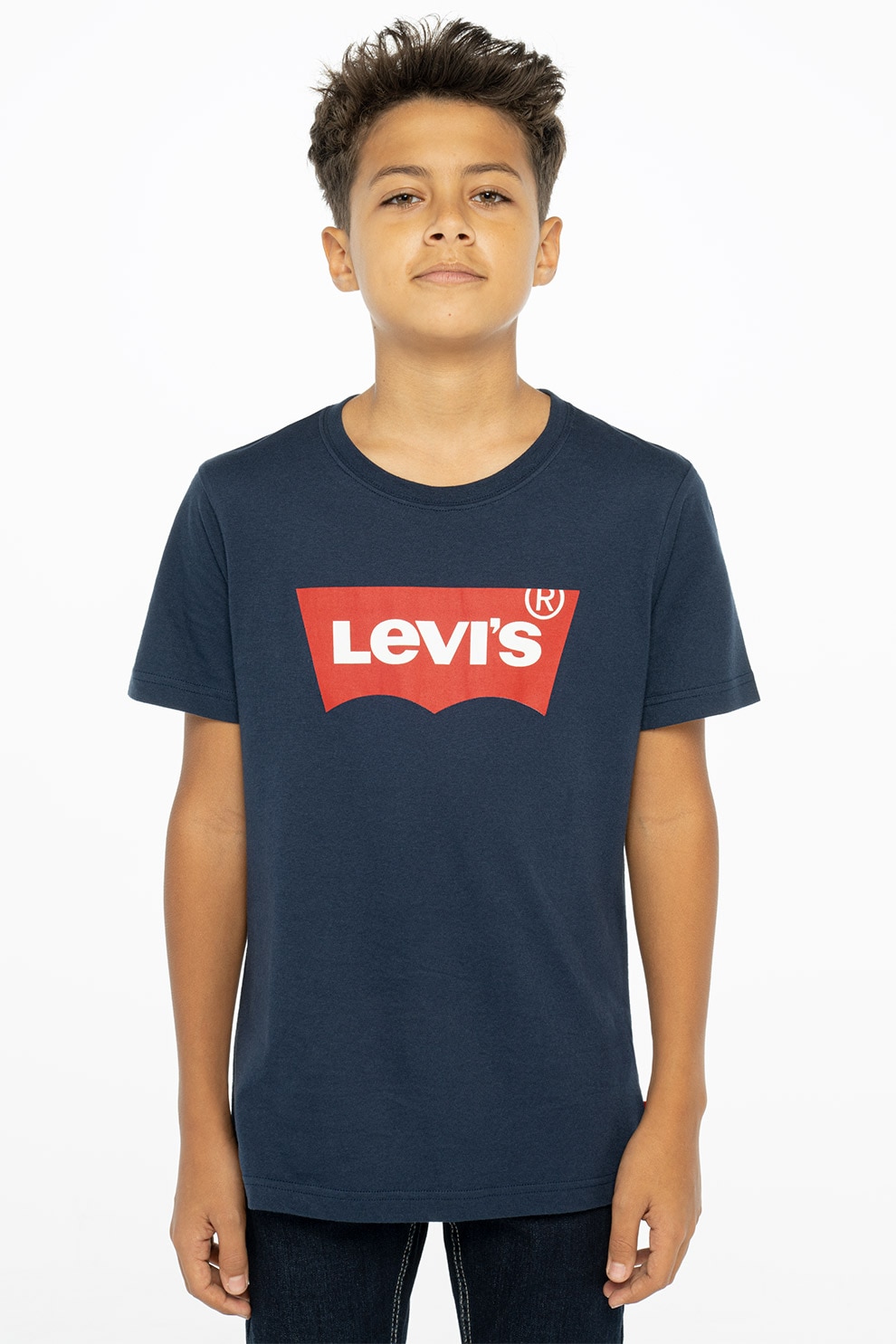 Levi's, Tricou cu imprimeu logo, Bleumarin, 98 CM