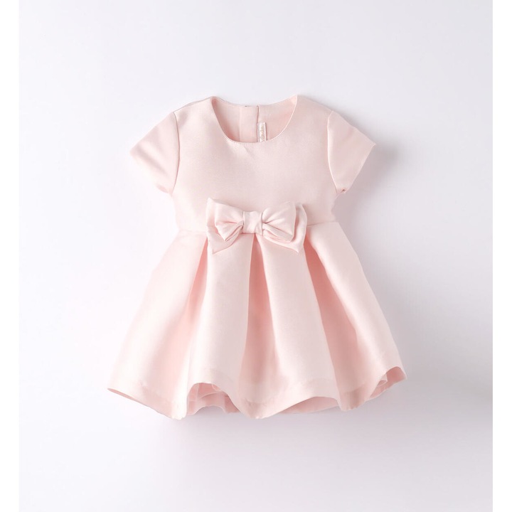 Елегантна рокля за момиченца, Мини лента, 3.7744TI23, Розова
