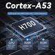 Ретро конзола ANBERNIC RG35XX H с игри, 4 ядра Cortex-A53 1.5GHz, GPU Mali-G31 MP2 650MHz, 1GB LPDDR4, IPS LCD 3.5" 640x480 4:3, 3300 mAh, WiFi 5, Bluetooth 4.2, черна, преносима