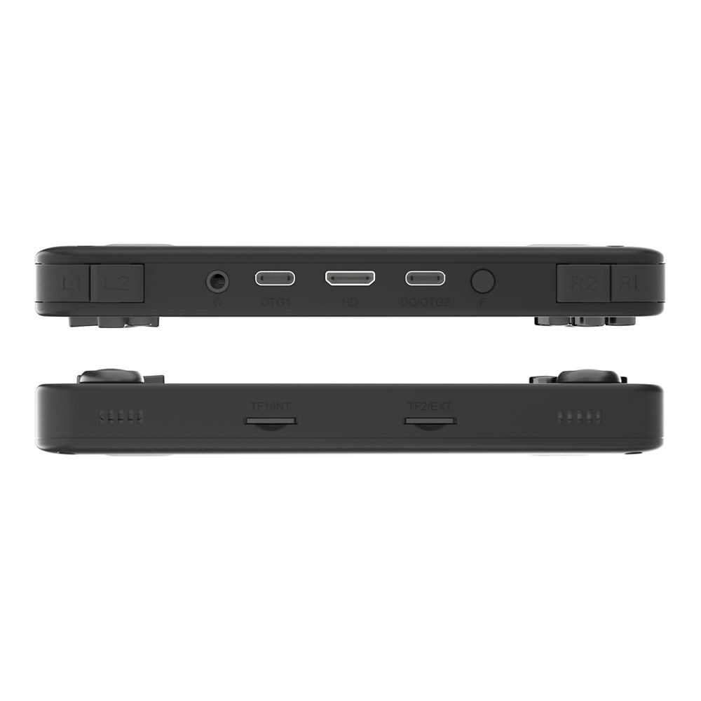 Consola portabila retro ANBERNIC RG35XX H cu jocuri, quad core Cortex-A53 1.5GHz, 1GB LPDDR4, IPS LCD 3.5" 640x480, 3300 mAh, WiFi 5, Bluetooth 4.2, negru