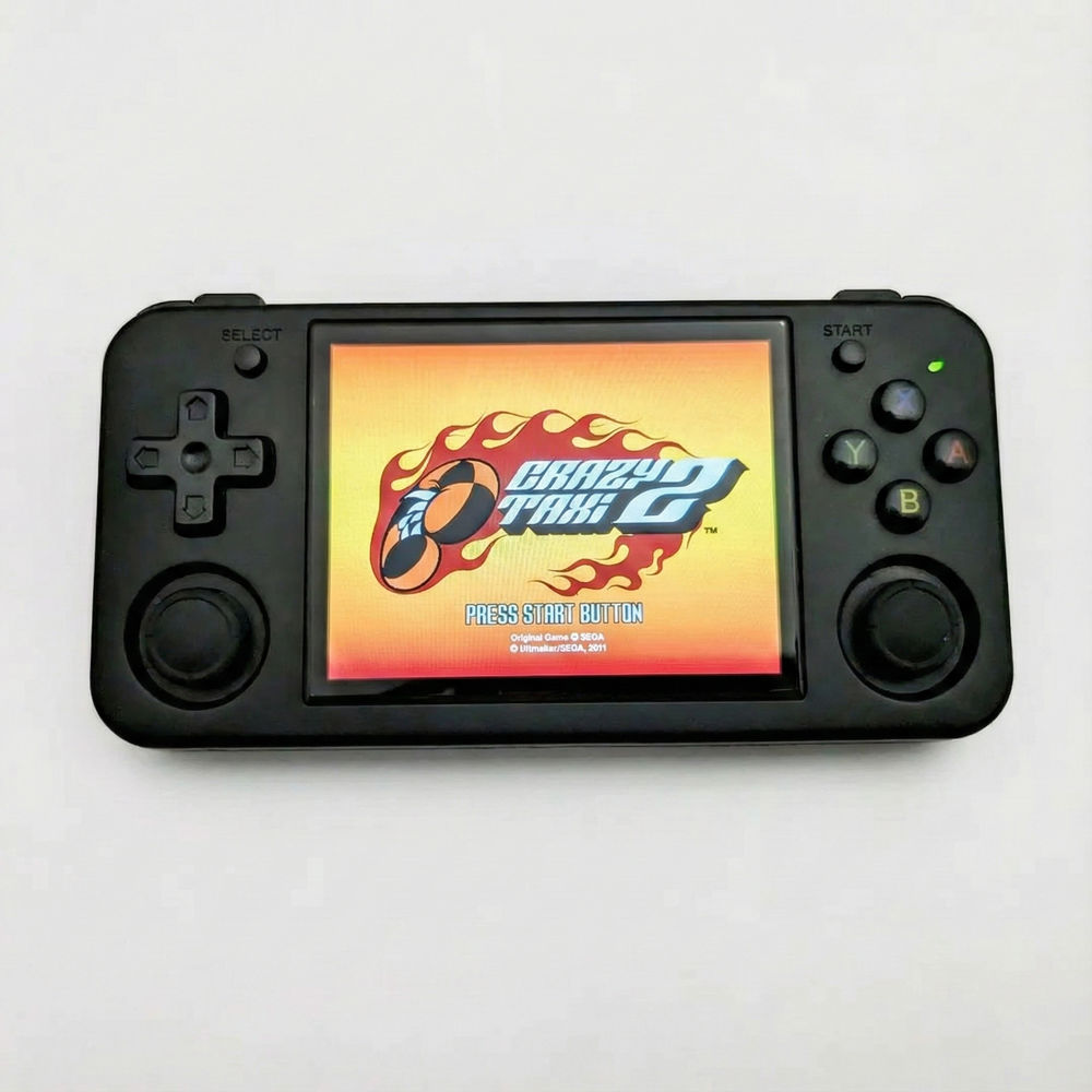Consola portabila retro ANBERNIC RG35XX H cu jocuri, quad core Cortex-A53 1.5GHz, 1GB LPDDR4, IPS LCD 3.5" 640x480, 3300 mAh, WiFi 5, Bluetooth 4.2, negru