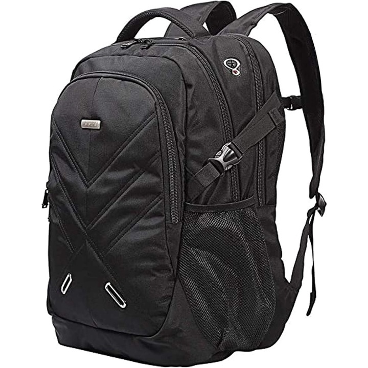 Rucsac Laptop si capac de ploaie, ShengTS®, pentru 18.4" laptop, 55 L, 56*46*23 CM, Negru