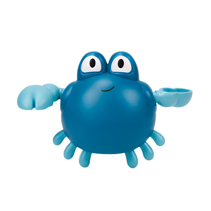 Fürdőjáték gyerekeknek Teno®, úszórák, interaktív, elem nélkül, mechanika kulccsal, 9 x 12 cm, kék