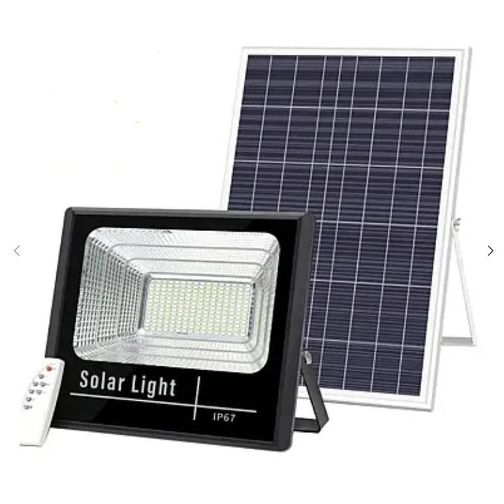 KIT projektor 200w LED JORTAN DIMMÁLHATÓ EGYEDI napelemmel és távirányítóval