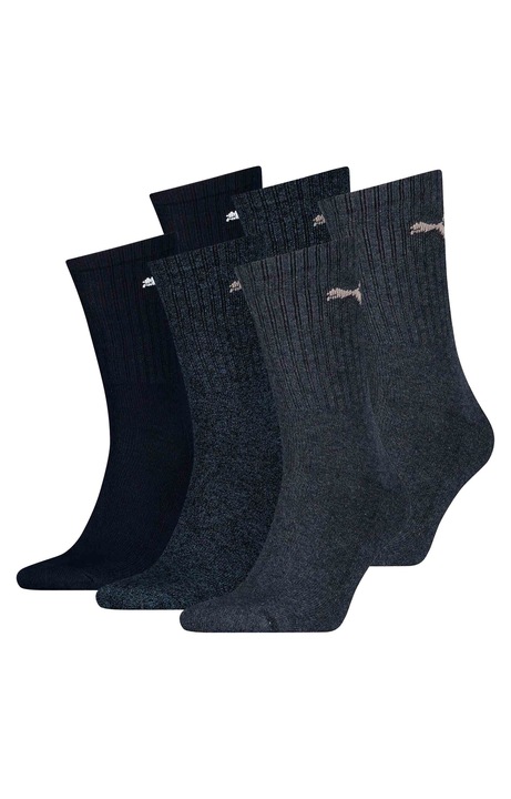 Puma, Set de sosete lungi unisex - 6 perechi, Albastru inchis/Albastru deschis/Albastru