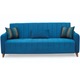 Canapea extensibila Modella Luis, dimensiuni 219X80X93 cm, suprafata dormit 117x190 cm, culoare albastru