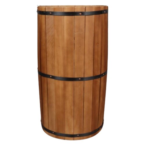 Suport de sticle de vin sub forma de butoi, wood rustic art - eMAG.ro
