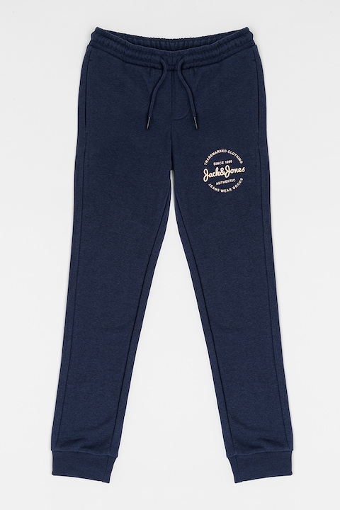 Jack & Jones, Спортен панталон с лого, Тъмносин