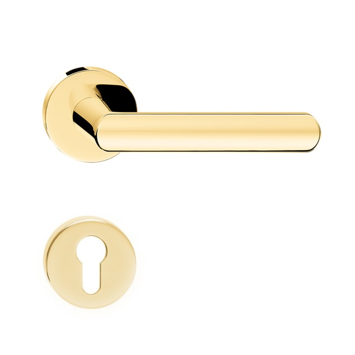 Maner usa model LunaR auriu lucios rozeta yala