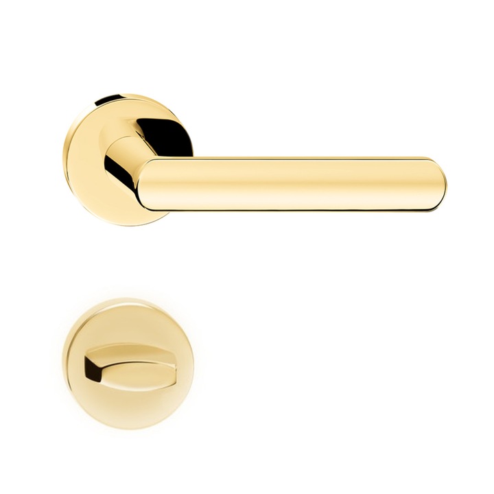 Maner usa model LunaR auriu lucios rozeta wc