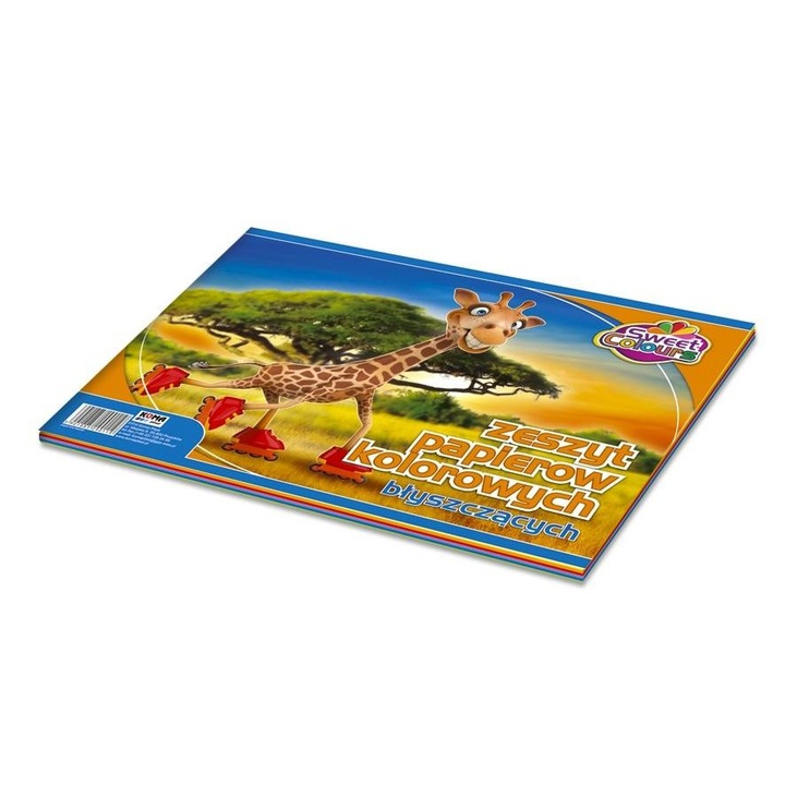 Sweet Colours füzet, A4, fényes papír, élénk színek