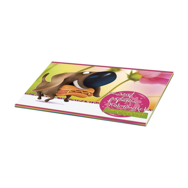 A5-ös öntapadós papír Sweet Colours, intenzív színek