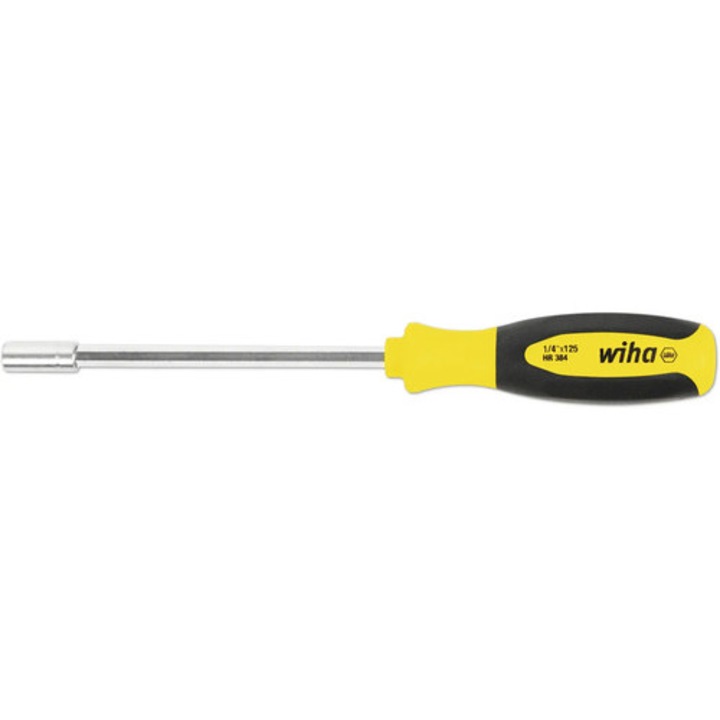 Отвертка с твърд вал Wiha 125mm, за битове 1/4″