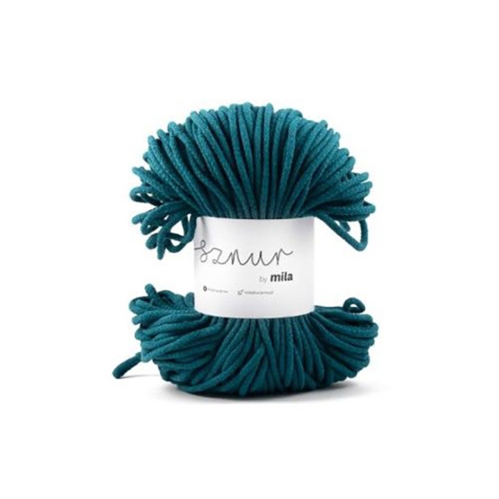 Textilszál, Sznur, 3 mm, P64, mélyzöld