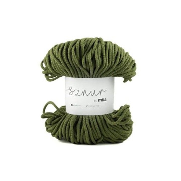 Textil cérna, Sznur, 5 mm, P45, avokádó