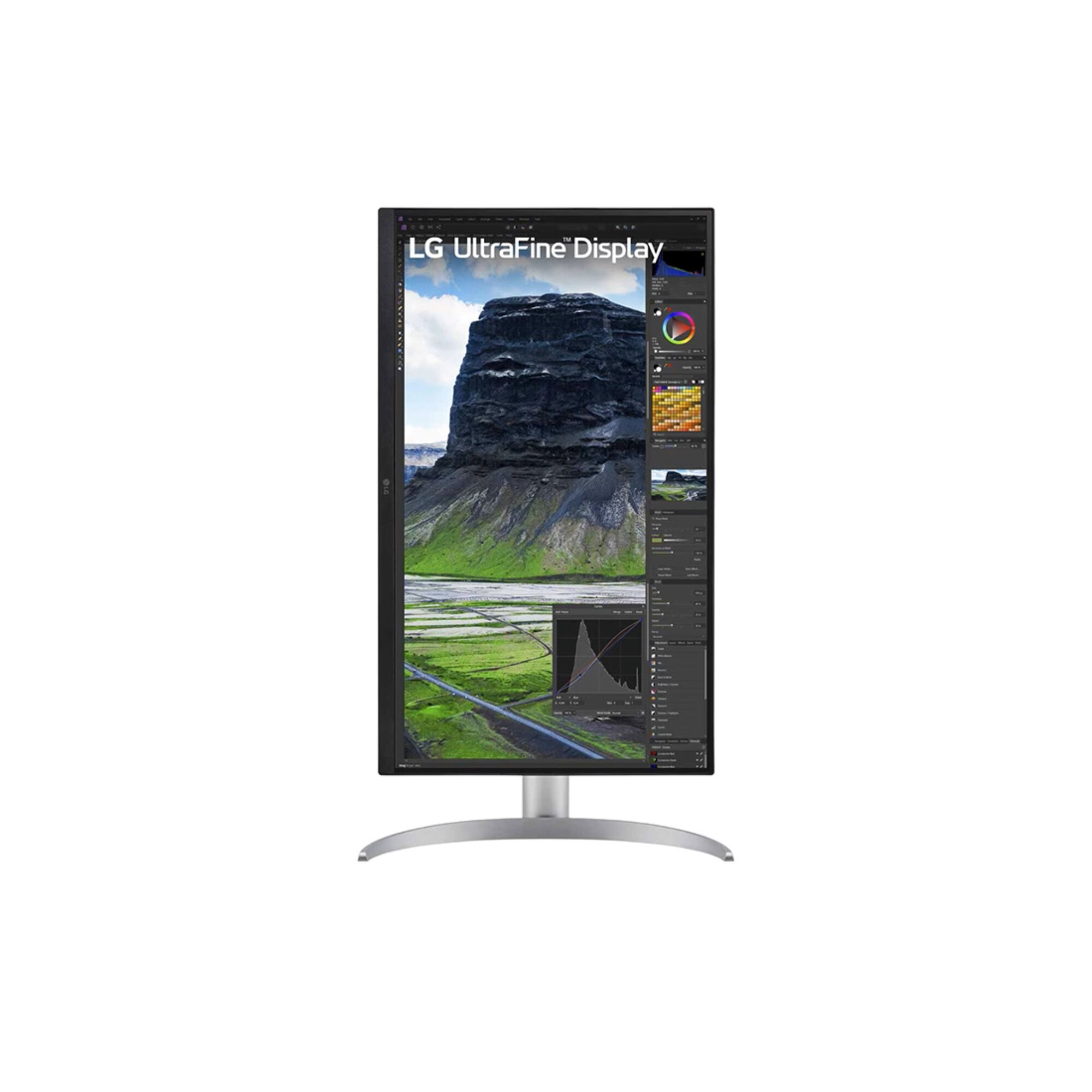 Монитор LED IPS LG 27'', 4K, Display Port, FreeSync, HDR10, Vesa, Черен ...