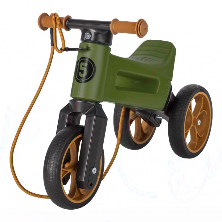 Pedál nélküli kerékpár 2 az 1-ben Funny Wheels Rider SuperSport Khaki