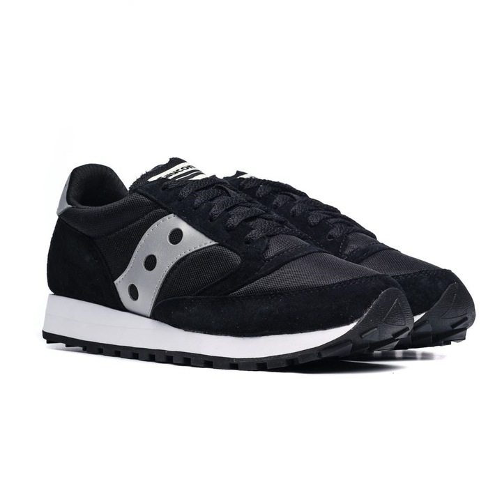 Pantofi barbati Saucony, 4209934, Piele naturala, 45 EU, Negru