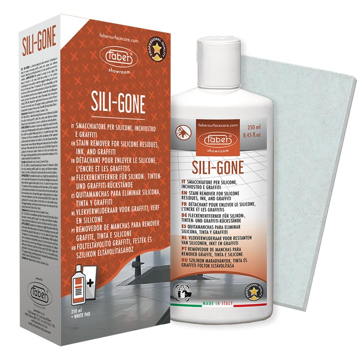Solutie Sili-Gone 250 ml, pentru indepartarea petelor de silicon, cerneala sau graffiti
