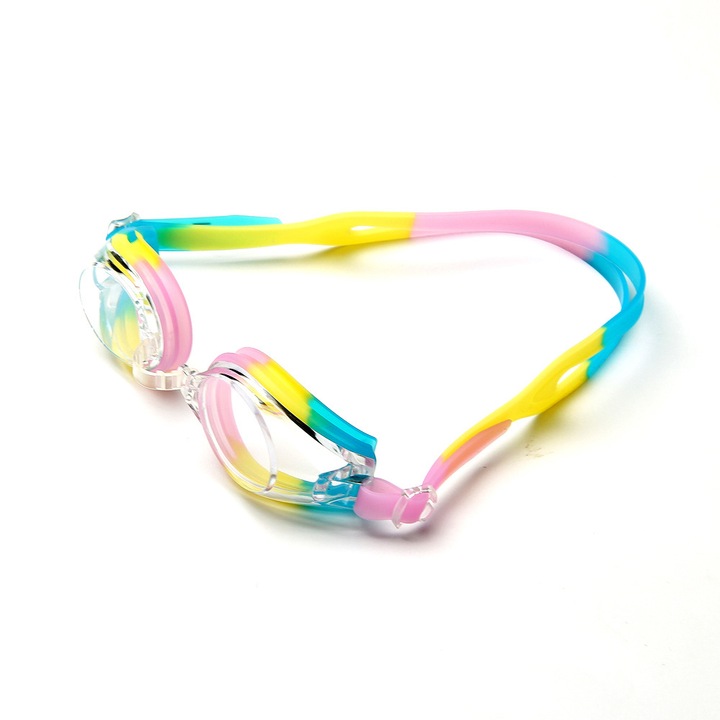 Ochelari de inot profesionisti pentru adulti, barbati, femei si copii, pentru utilizare in interior si in exterior, policarbonat/silicon, UV/anti-orbire, dimensiune reglabila