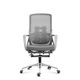 Scaun de birou ergonomic Mark Adler Manager 3.6, inaltime reglabila, cu suport pentru picioare, mesh, brate reglabila, Gri