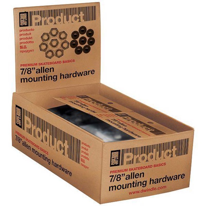 Set suruburi si piulite, SUPERIOR, 1', Multicolor