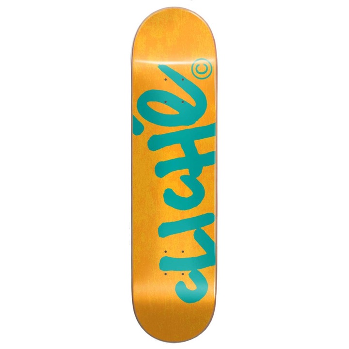 Placa skateboard, CLICHE, Cu model, Complet, 8.5", Portocaliu
