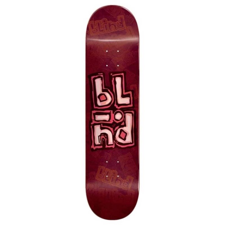 Placa skateboard Blind, lemn, rosu/roz