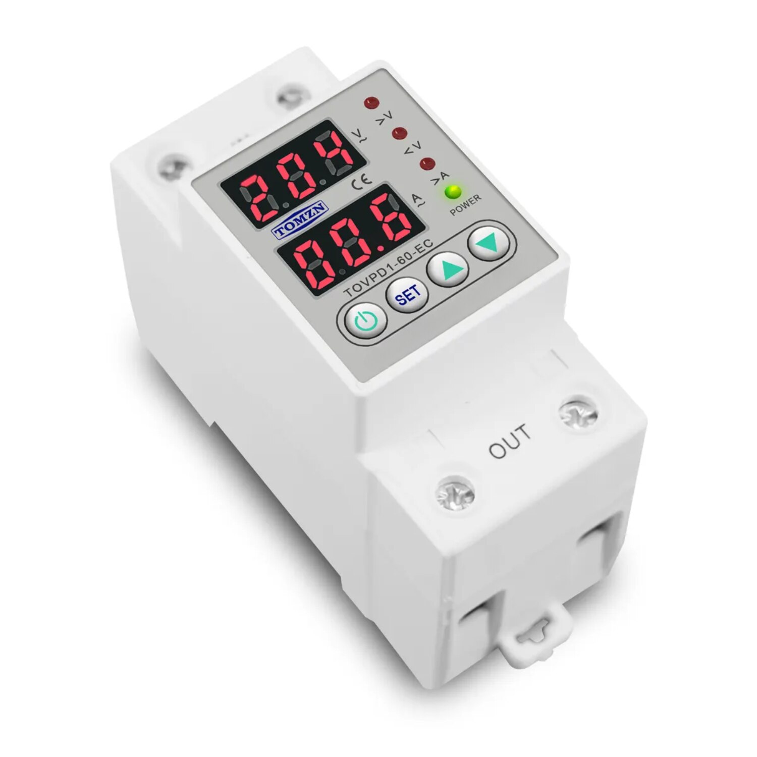 Реле за защита от пренапрежение и претоварване монофазно 220v ...