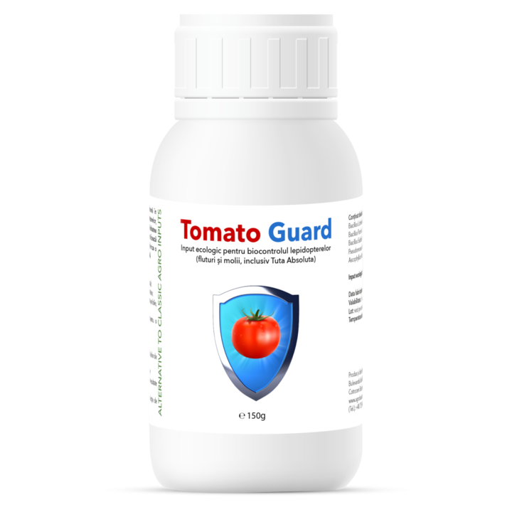 Input ecologic pentru biocontrolul lepidopterelor (fluturi si molii, inclusiv tuta absluta), Tomato Guard,150 grame