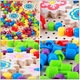 Joc Educativ si Distractiv din lemn, Mozaic Pixel cu Carticica modele, Multicolor, 257 piese, + 3 ani, Edujucarii