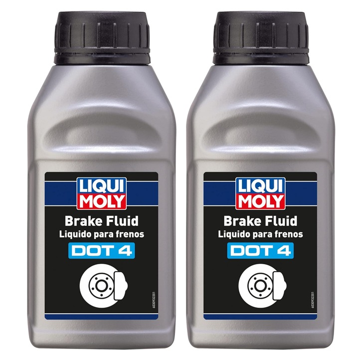 Pachet 2 x Lichid de frana DOT 4 Liqui Moly 500 ml