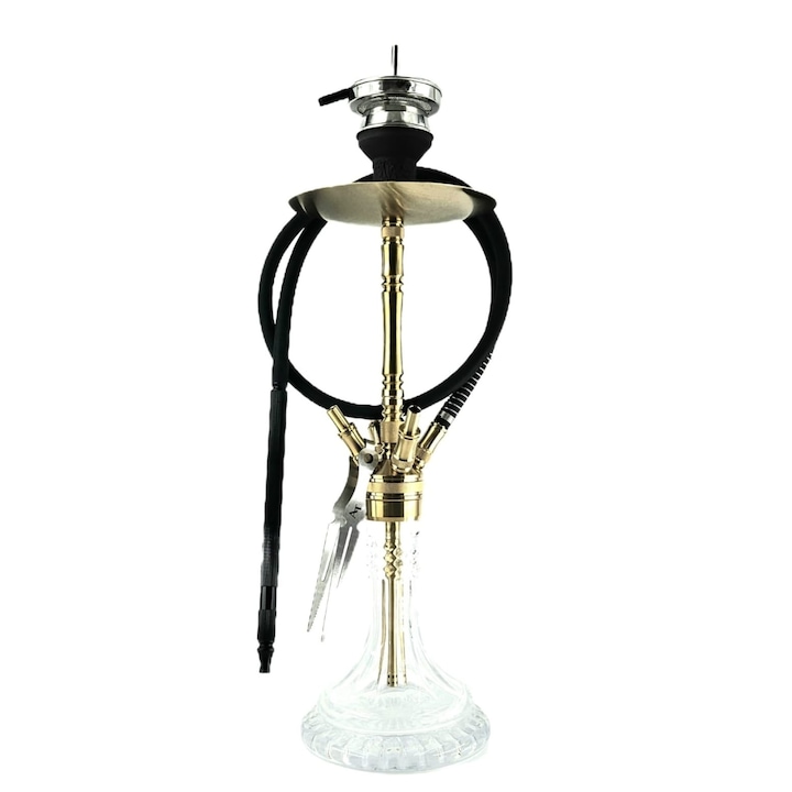 ΠΠ°ΡΠ³ΠΈΠ»Π΅ AT HOOKAH Q2G INOX GOLD 70ΡΠΌ Π½Π°ΠΏΡΠ»Π½ΠΎ ΠΎΠ±ΠΎΡΡΠ΄Π²Π°Π½ΠΎ