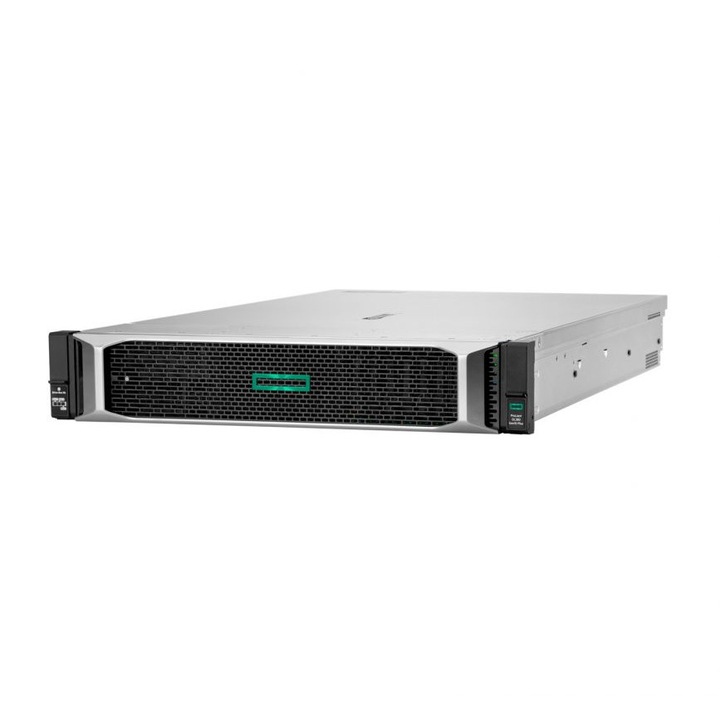 Сървър HPE ProLiant DL380 Gen10 Plus, Rack 2U, Intel Xeon Silver 4314 16 C / 32 T, 2,4 GHz - 3,4 GHz, 24 MB кеш, 135 W, 32 GB DDR4 ECC, 8 x SFF, 800 W, Без операционна система