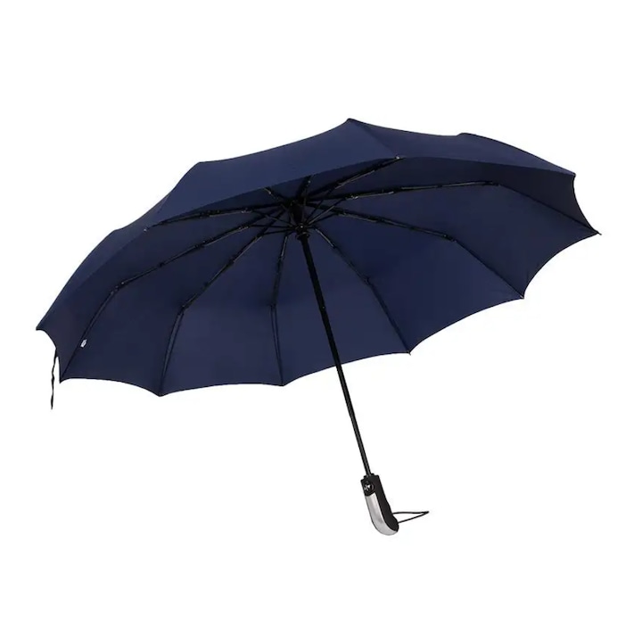 Esernyő, Zola®, összecsukható, tömör fogantyú, külső átmérő 116 cm, kék