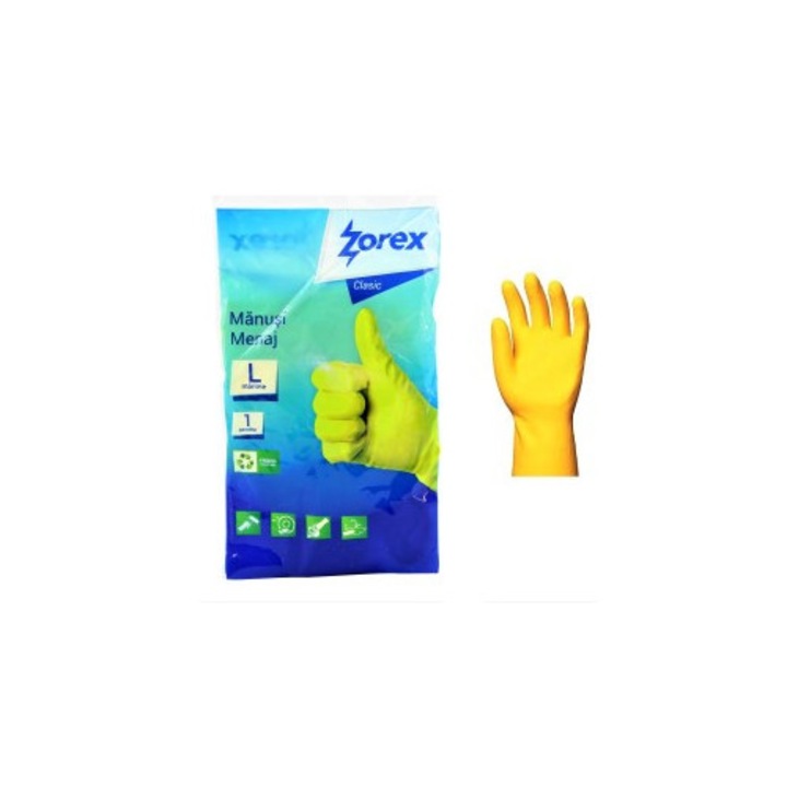 Manusi menaj Zorex Clasic, marimea L, 1 pereche/set