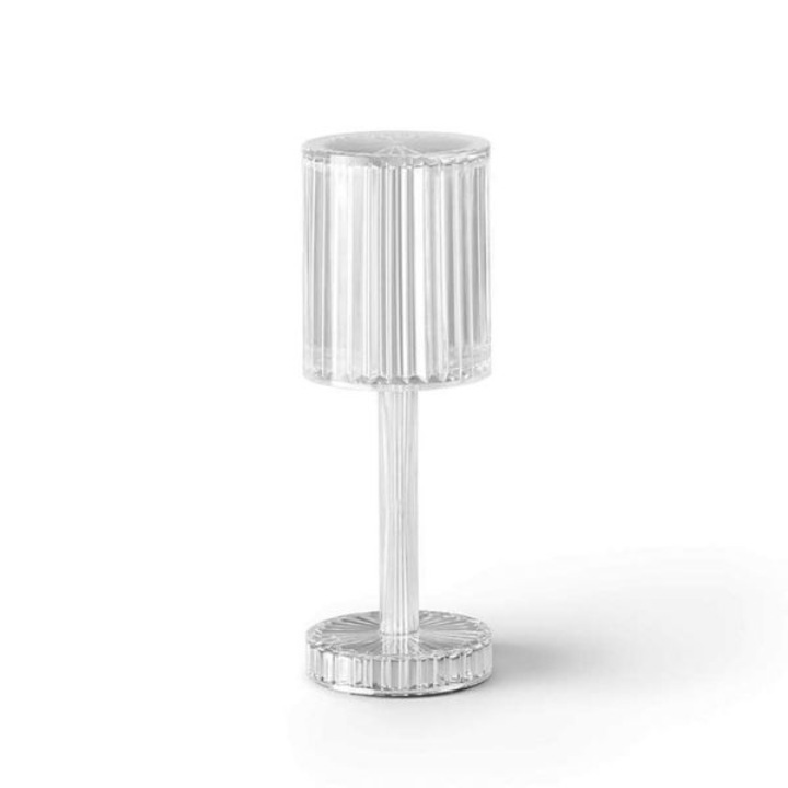 Настолна лампа, ABS, USB, Регулируема, 5V, 2W, 3000K-6500K, Черна
