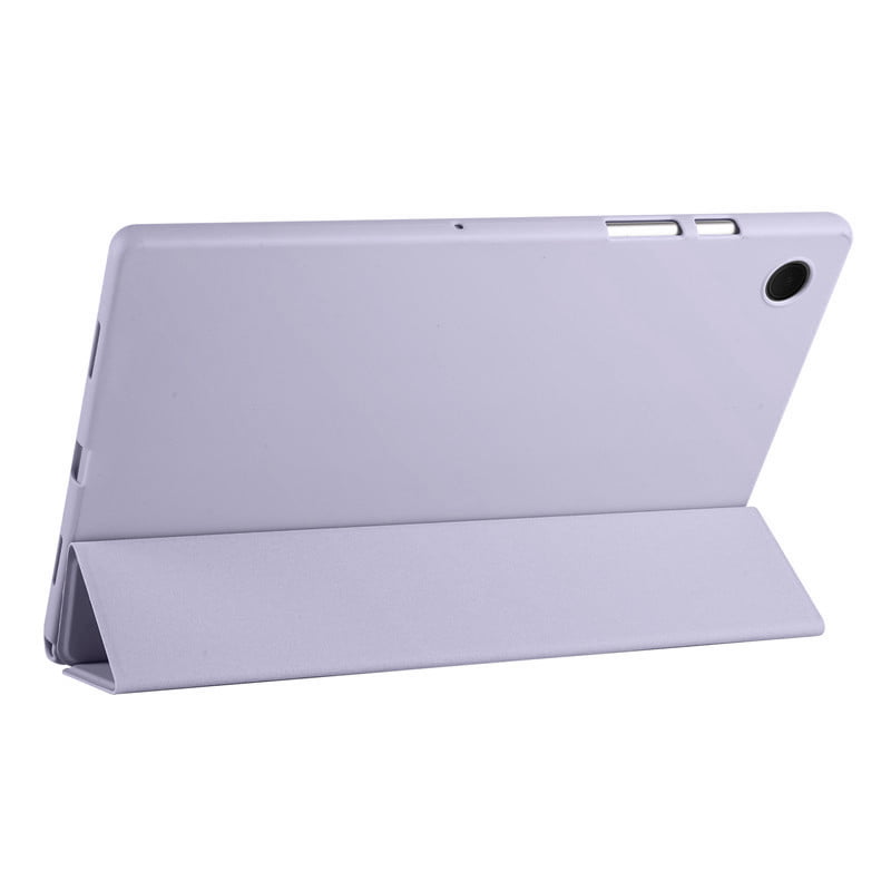 Husa de protectie flip cover pentru tableta compatibila cu Samsung Galaxy Tab A8 10.5", FoldPro, tip stand, silicon, Mov