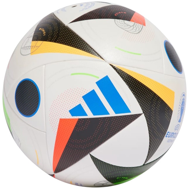 Minge fotbal Adidas EURO24 Competition, marime 4, alb/negru