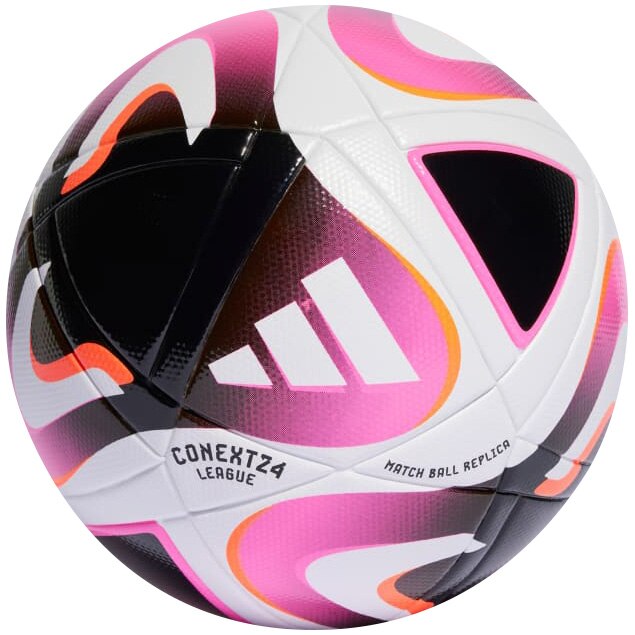Minge fotbal Adidas Conext24 League, marime 5, alb/negru