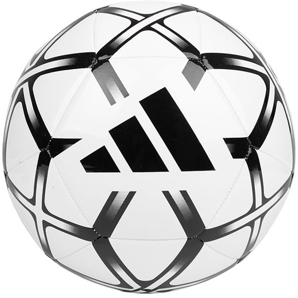 Minge fotbal Adidas Starlancer Club, marime 5, alb/negru