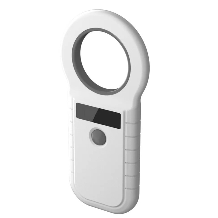 Állati mikrochip szkenner, RFID szkennelési azonosító azonosítás, FDX-B és EMID chipek, 125 kHz/134,2 kHz, fehér
