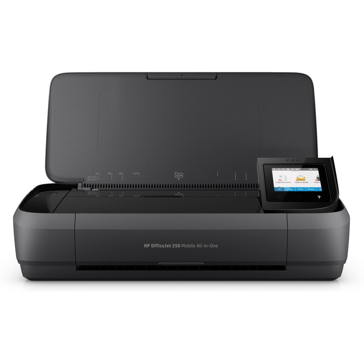 Imprimanta inkjet color HP OfficeJet 250 Mobile, A4, ADF, USB 2.0, Wi-Fi, Bluetooth, 9 ppm CZ992ABHC
