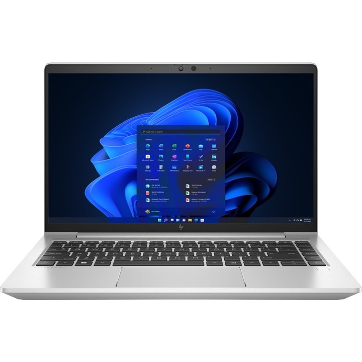 HP EliteBook 640 G9 FULL HD laptop, Intel Core i5 1235U, 8GB, 512 GB SSD, Iris Xe Graphics, Magyar billentyűzet, Szürke, vírusírtó, böngésző, Windows 11 pro
